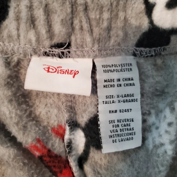 Mickey Mouse fleece lounge pants - Picture 3 of 4